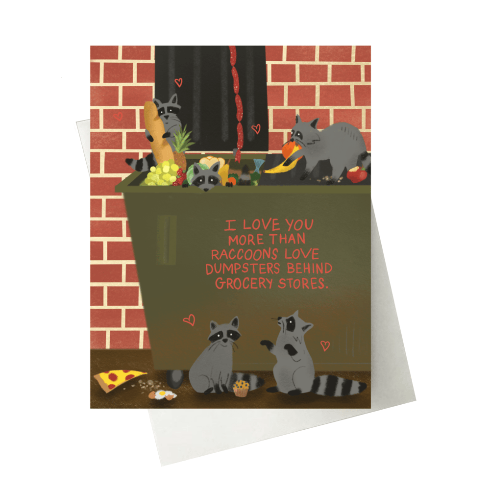 Image of Raccoon Card