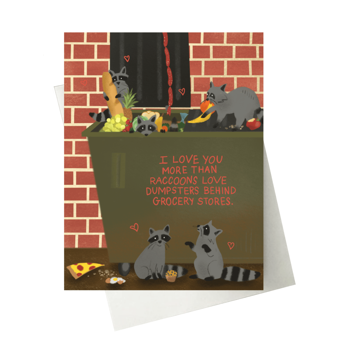 Image of Raccoon Card 