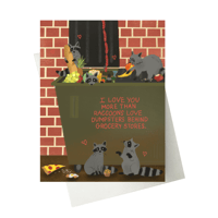 Raccoon Card 