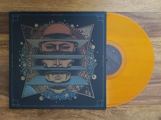 Image of 4way Split (Vinyl) Transparent Orange