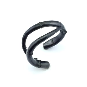 Image of Black Double Tendril Cuff Bracelet 01