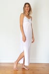 Long Slip Dress with Tie