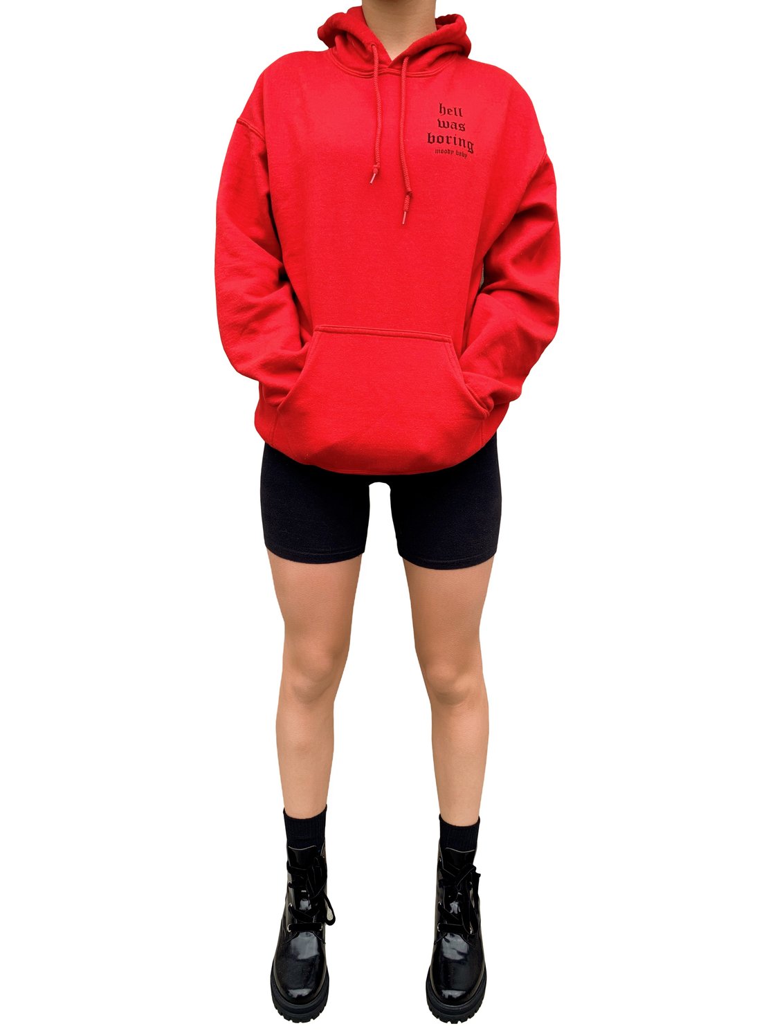 Image of Hell Was Boring Hoodie - Red