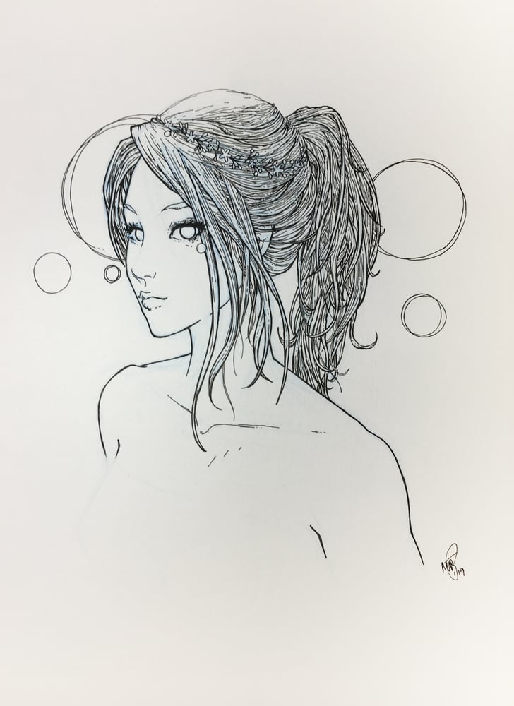 Image of jane - original drawing 9x12