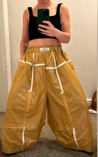 Image 6 of Wide Cropped Parachute Pants