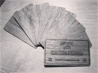 Hardwood business cards