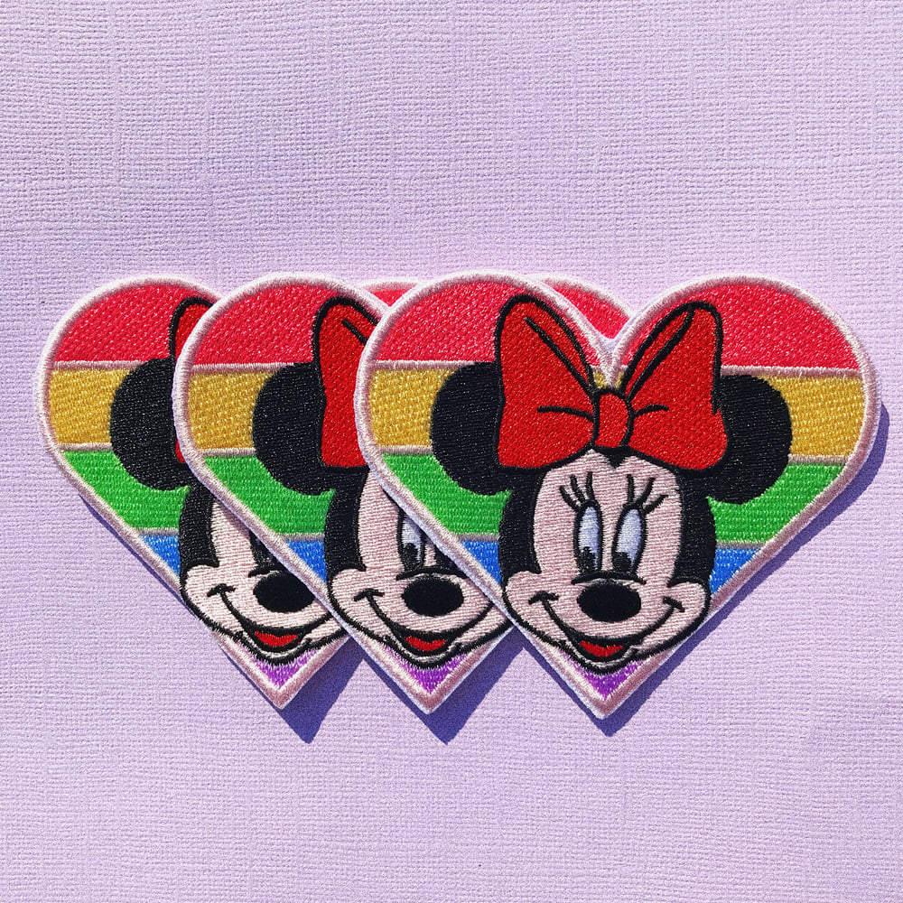 Image of Minnie Rainbow Patch