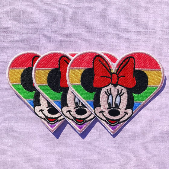 Image of Minnie Rainbow Patch