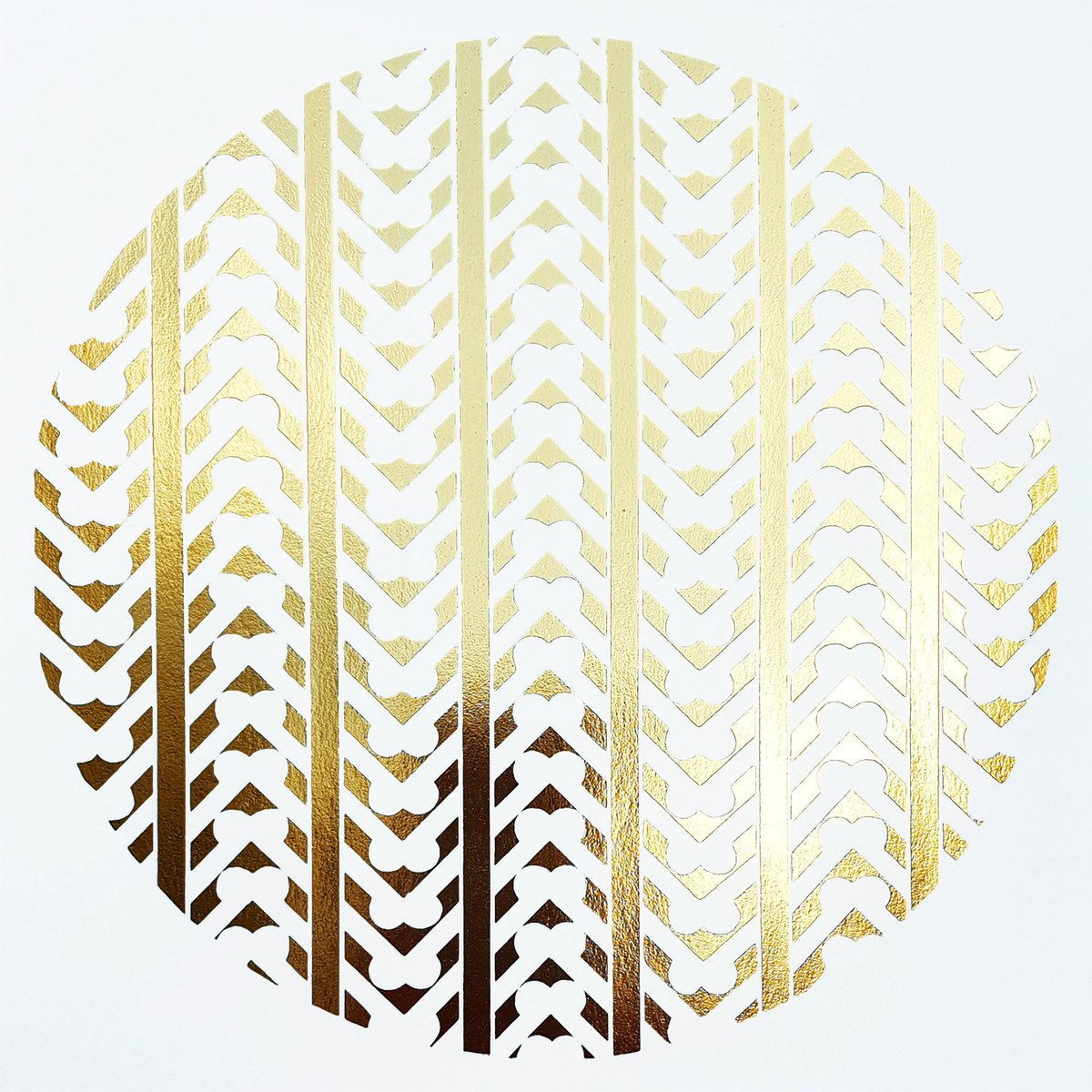 Image of 'Interweave' - Limited Edition Gold foil Print