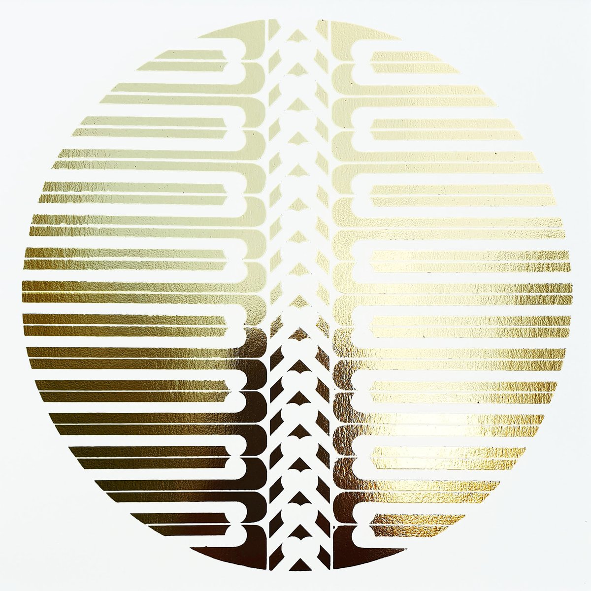 Image of 'Bones'  Limited Edition Gold foil print
