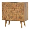 Scandinavian Carved Chest of Drawers