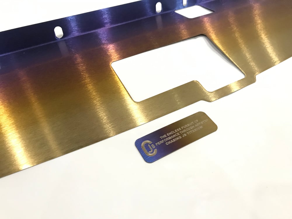 Nissan Skyline R32 GTR titanium cooling plate