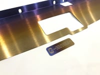 Image 2 of Nissan Skyline R32 GTR titanium cooling plate 