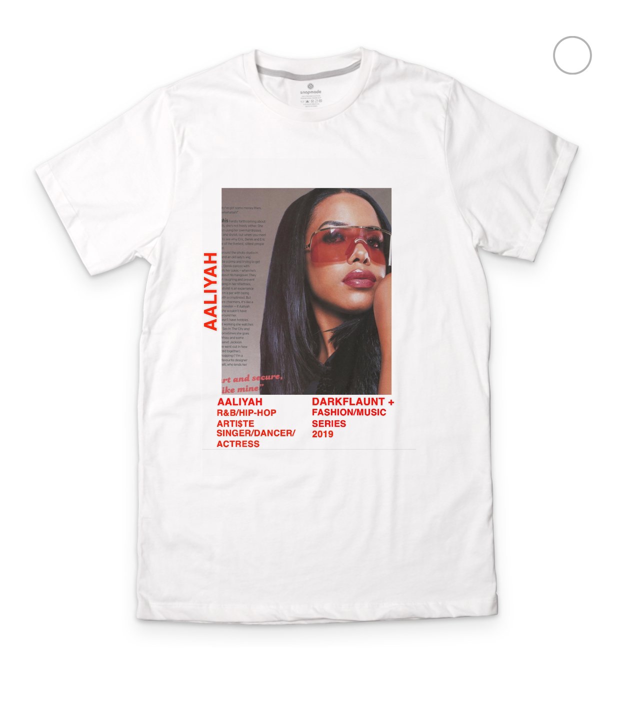 aaliyah graphic tee