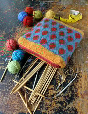 Image of Knit PDF - Knit It • Felt It • Zip It Bag Download