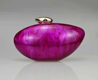 Image 4 of The Marble Oval Elegance Clutch  