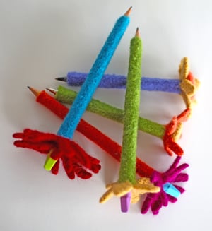 Image of Knit PDF - Felted Pen and Pencil Cozies Download
