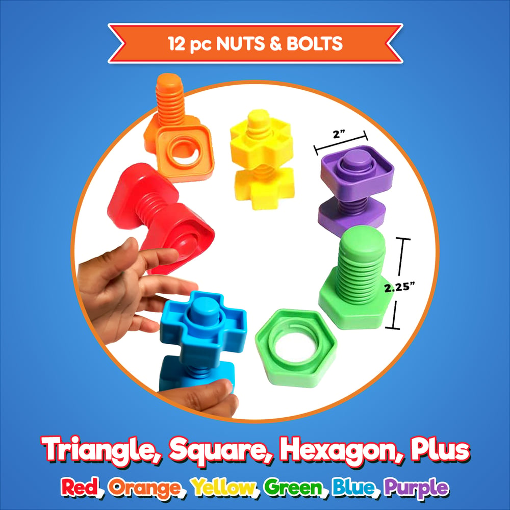 Image of Beads & Bolts Set - 2-Toys-In-1