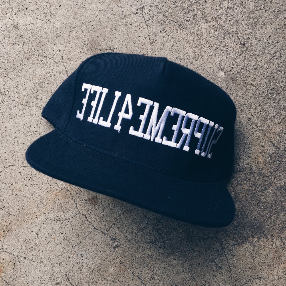 Image of S/S 11’ Supreme 4 Life Hat (Navy).