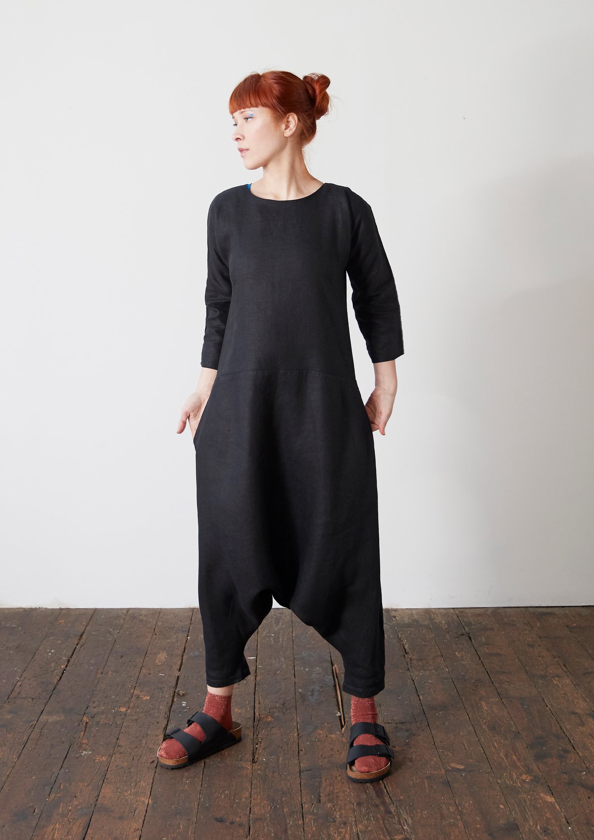 Image of Long Sleeve Jumpsuit