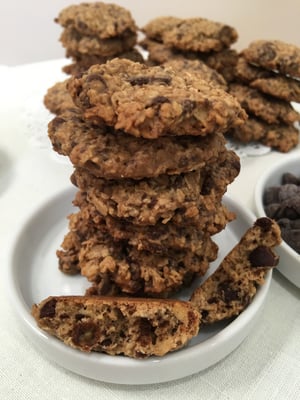 Image of Chocolate-Chocolate Chip Oatmeal Cookies - TWO DOZEN
