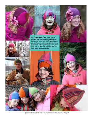Image of Knit PDF - Quarters Cap for Adults, Kids and Babies Download