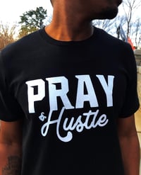 Pray & Hustle Signature Tee - Black