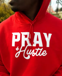 Pray & Hustle Hoodie - Red