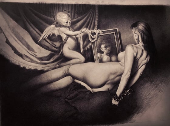 Image of ‘LA MARIPOSA NEGRA’ - [ ‘THE BLACK BUTTERFLY’ ] 28 x 34” - Deluxe Limited Edition Print