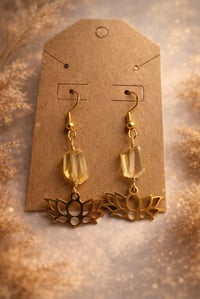 Lotus earrings 