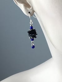 Image 3 of Tube Stack Tiny Drop Bike Inner Tube Earrings