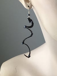 Image 5 of Charming Swirl Bike Inner Tube Earrings