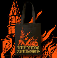 BVRNING CHVRCHES TOTE BAG (PRE ORDER)