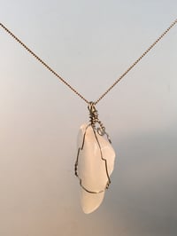 Image 2 of Strength Wrapped Agate Chip Necklace