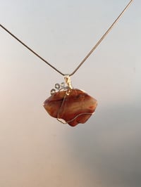 Image 2 of Stability Wrapped Agate Chip Necklace 