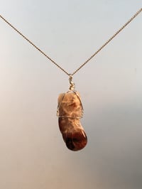 Image 2 of Protection Wrapped Agate Chip Necklace 