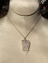 Image 1 of Introspection Wrapped Agate Chip Necklace 
