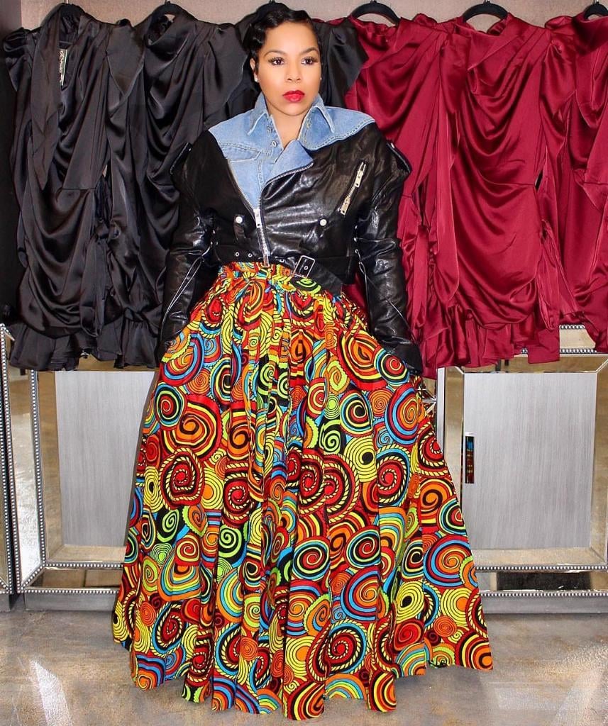 Image of Color bomb African skirt