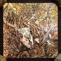 Image 1 of 'Deer Skull' 6x6" art print