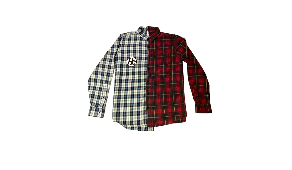 Image of Split Flannel  Button Up SOLD OUT