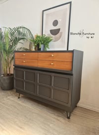 Image 1 of Gorgeous Nathan Sideboard in Ash Grey, Walnut