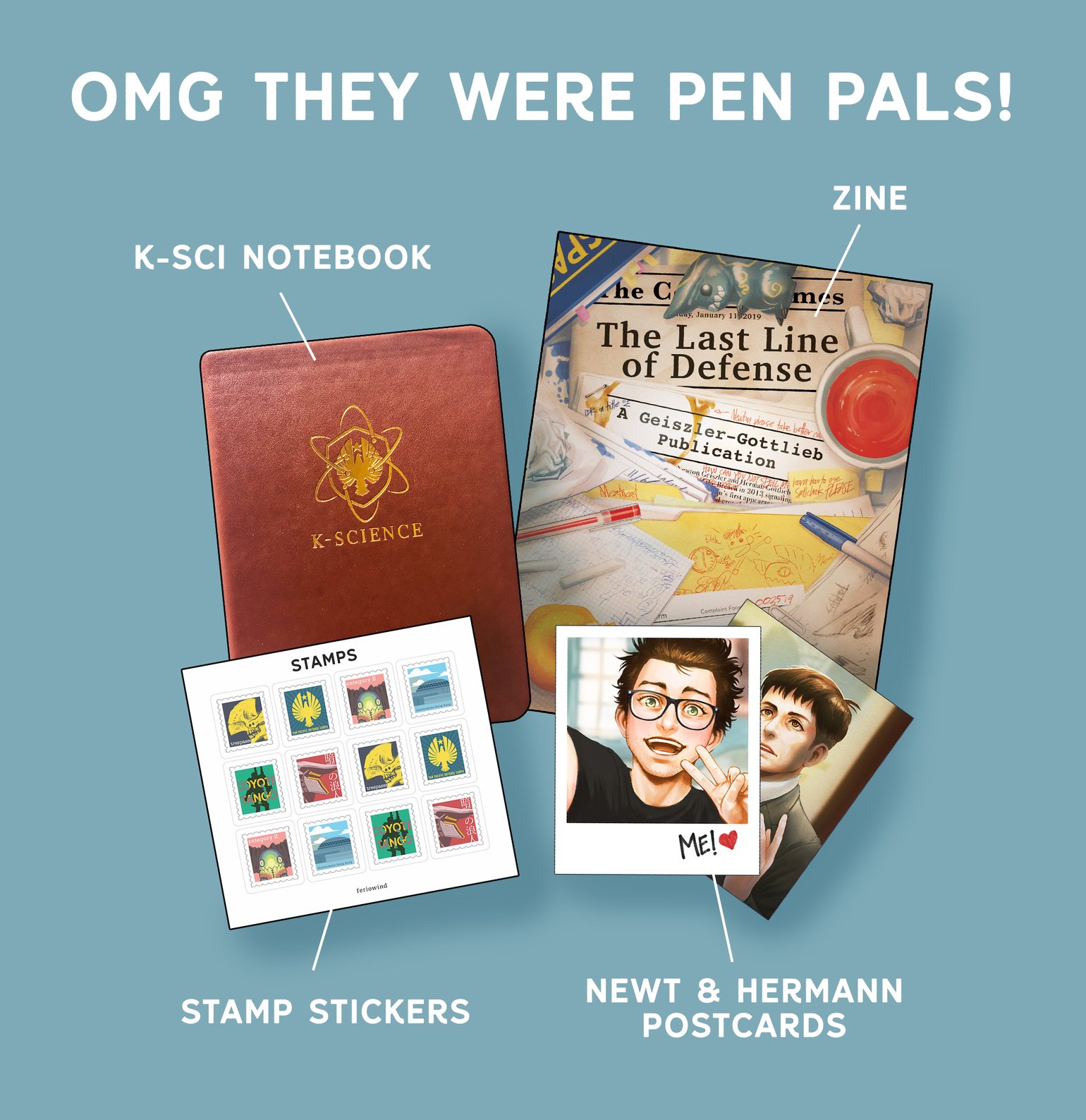 Image of OMG THEY WERE PEN PALS! - Bundle