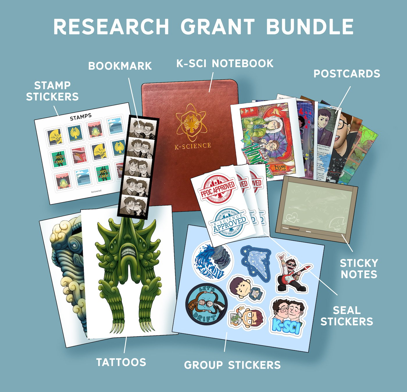 Image of Research Grant - The Merch Bundle