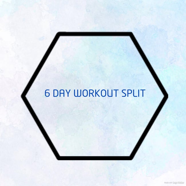 6 day split online workout routine