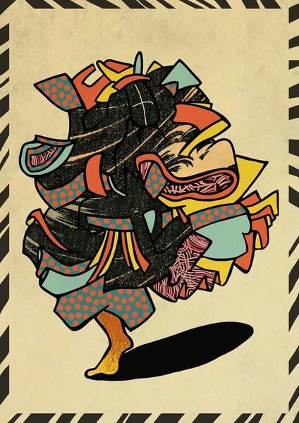 Image of 'Homage to Kuniyoshi' // Giclee print