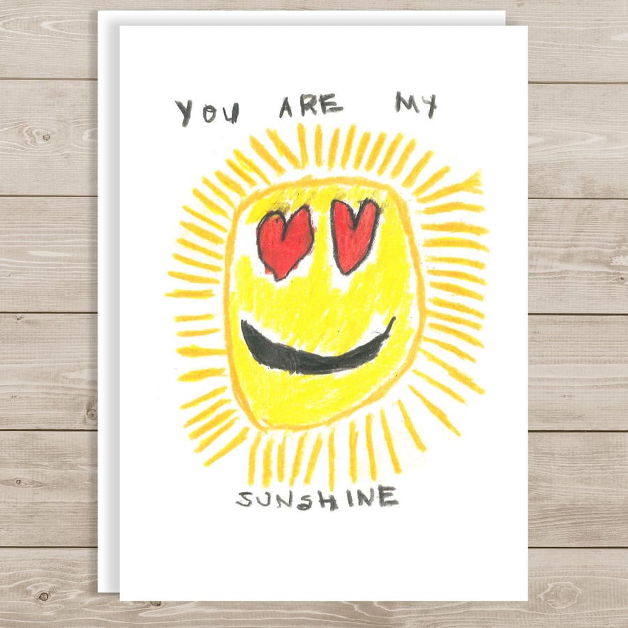 Image of You Are My Sunshine Note Cards