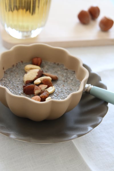 Image of Mardi : chia pudding aux dattes