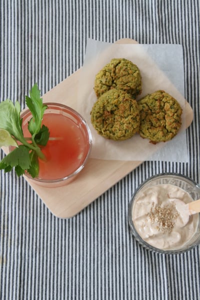 Image of Jeudi : Falafels et sauce au yaourt