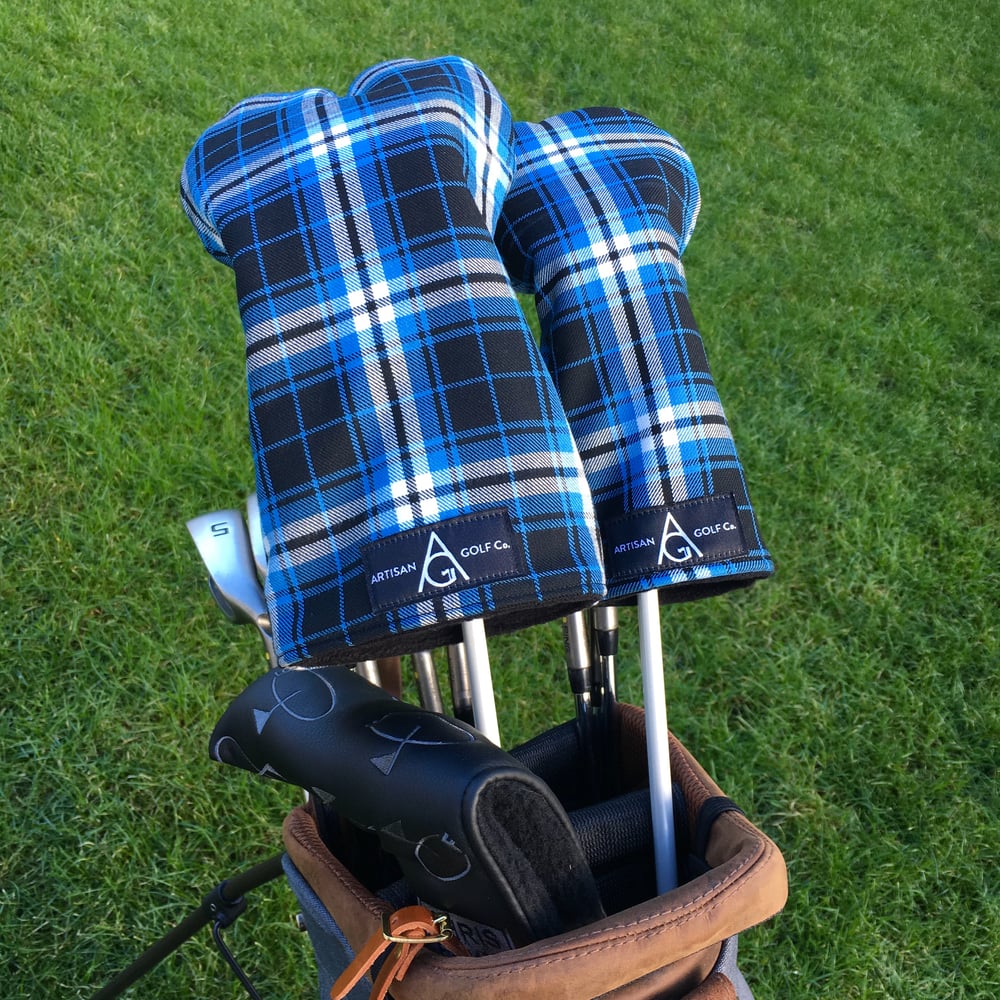 Image of Glasgow Warriors Tartan Golf Head Covers