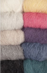 Image 3 of Brushed Alpaca Pixie Pom Pom